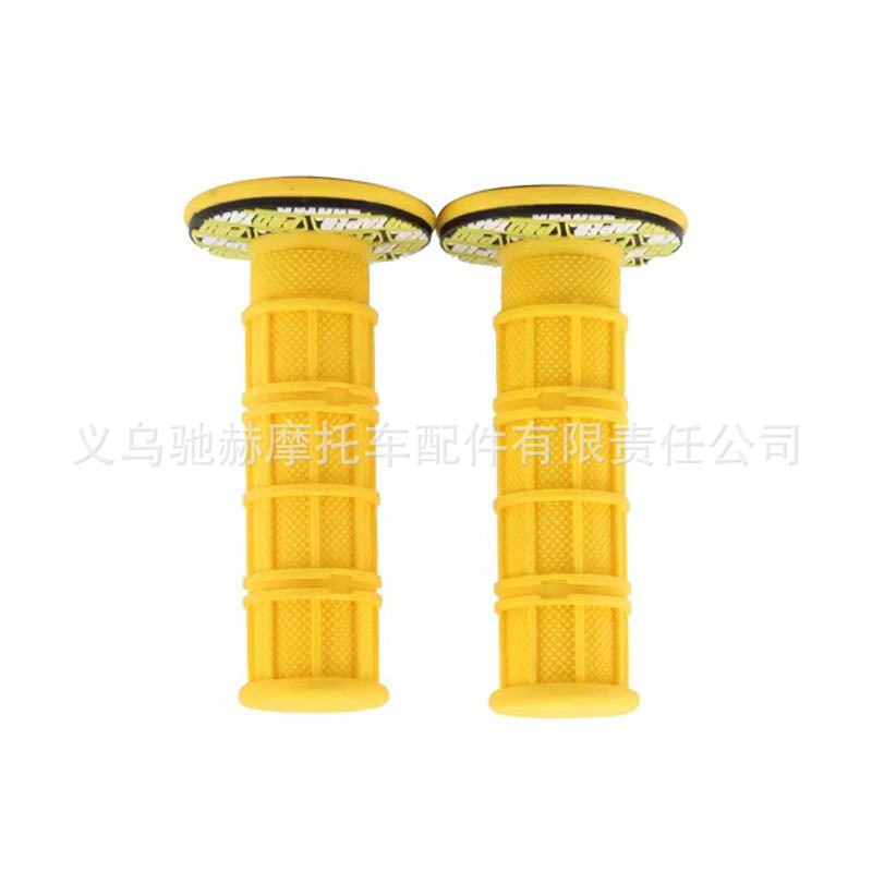 Directly supplied by the manufacturer, 22-24mm single-color modified handlebar grips for off-road motorcycles, shockproof and non-slip throttle grips