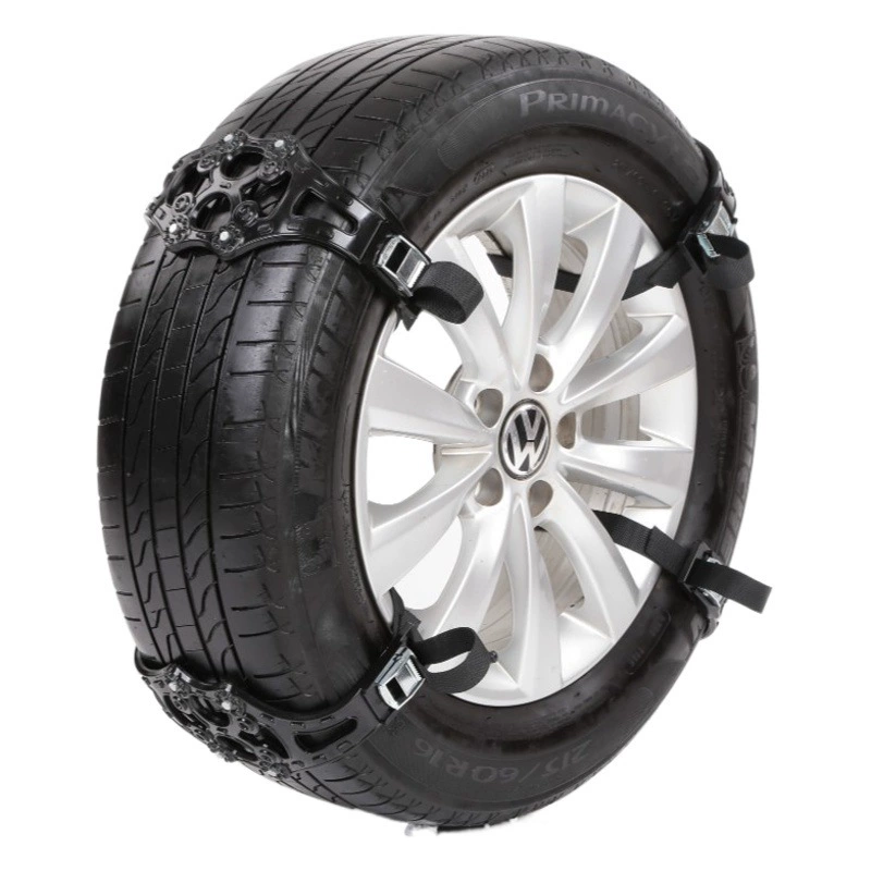 Тщательно отобранные универсальные противоскользящие цепи из 8 частей, подходящие для автомобильных шин в снегу и грязи, подходят для размеров 165-275.