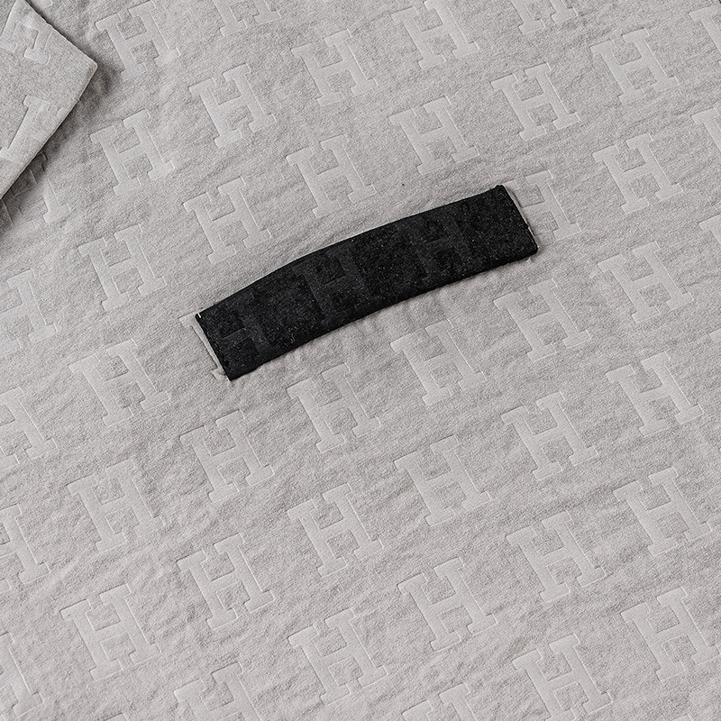 2025 nuevo jacquard nube algodón hombre pijama primavera y otoño pantalones de manga larga simple ropa de casa de verano