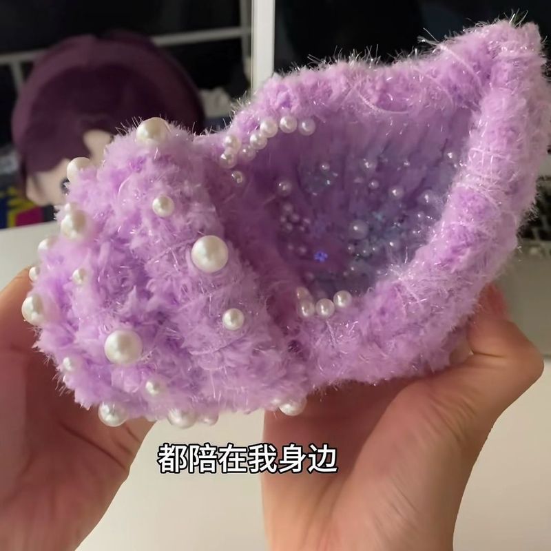 创意手工diy录音海螺玩偶材料包自制传音毛绒海螺公仔送闺蜜礼物|undefined
