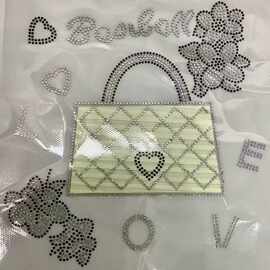 样版专区8 烫图烫钻服装儿童女生T恤蝴蝶结蝴蝶结图案彩色