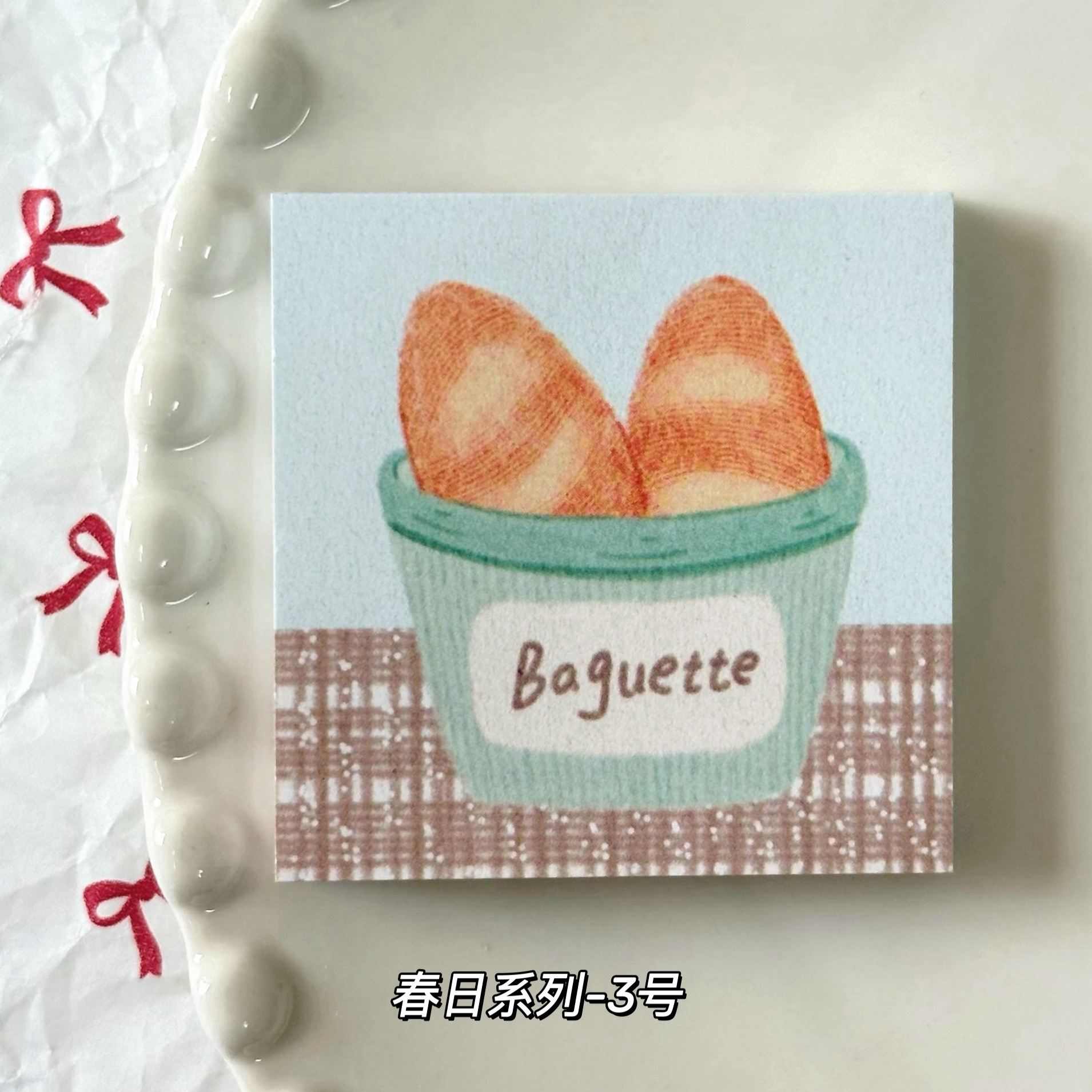 Cuaderno de anotaciones de primavera serie 5 * 5cm mini estudiantes materiales de cuentas de mano Memorando Mensaje Cuaderno de anotaciones se puede desgarrar