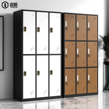 铁皮员工更衣柜健身房带电子感应锁储物柜子浴室换衣寄存包柜智能