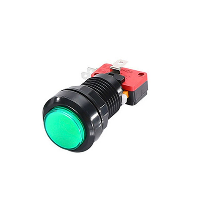 Игровой автомат кнопочный переключатель маленький круглый 32 мм диспенсер для воды автомобиль стиральная машина поймать куклу машина механическое оборудование кнопочный переключатель