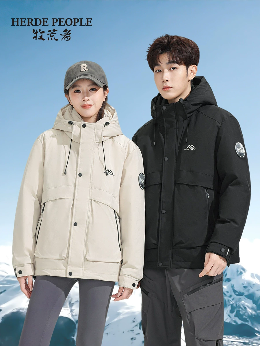 牧荒者 Winter keep warm windproof waterproof down jacket