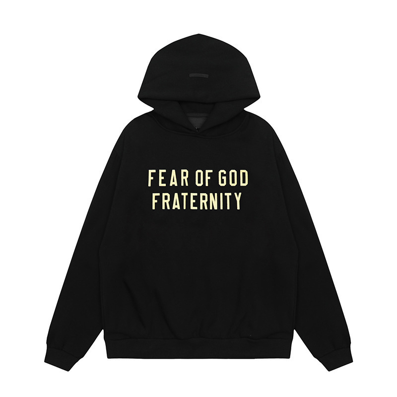 FEAR OF GOD マルチライン エッセンシャル トレンド 新胸ロゴ ラミネート フード付き スウェットシャツ FOG|undefined
