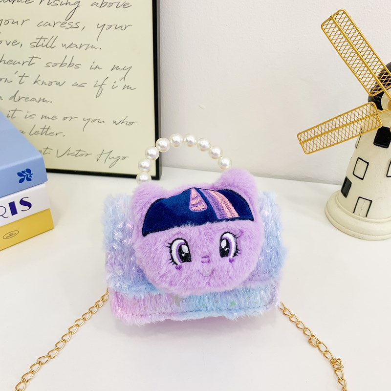 2025 nuevo bolso infantil lindo peluche Sanliou accesorios bolsos princesa bolsos de moda de niñas en línea