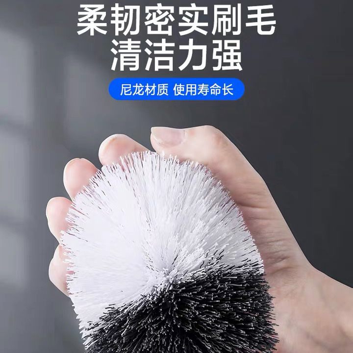 cepillo de inodoro sin ángulo muerto cepillo de inodoro de mango largo tipo pared cepillo de inodoro doméstico conjunto de cepillo de inodoro