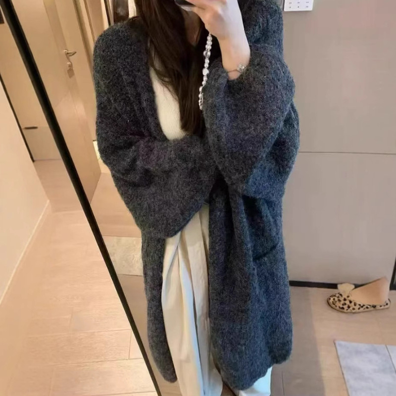 PH51888大爱美依缘2025秋季新款气质通勤中长款休闲慵懒风外套女|undefined
