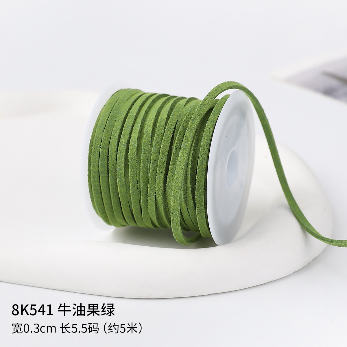 0.3cm cuerda de piel de ciervo gran rollo de cuerdas de lona de seda cinta de regalo caja de regalo embalaje de cinta de colores hecha a mano cuerda de tracción