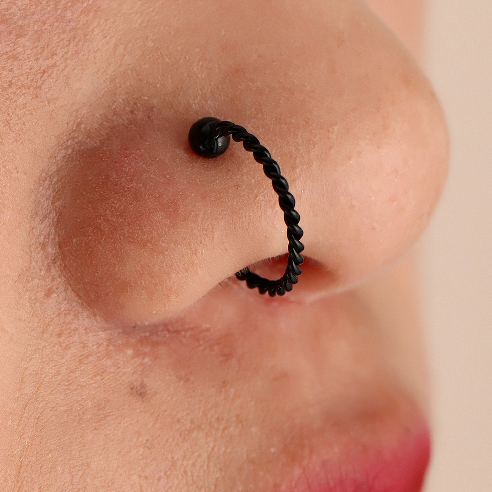 European and American creative non-pierced U-shaped nose clip