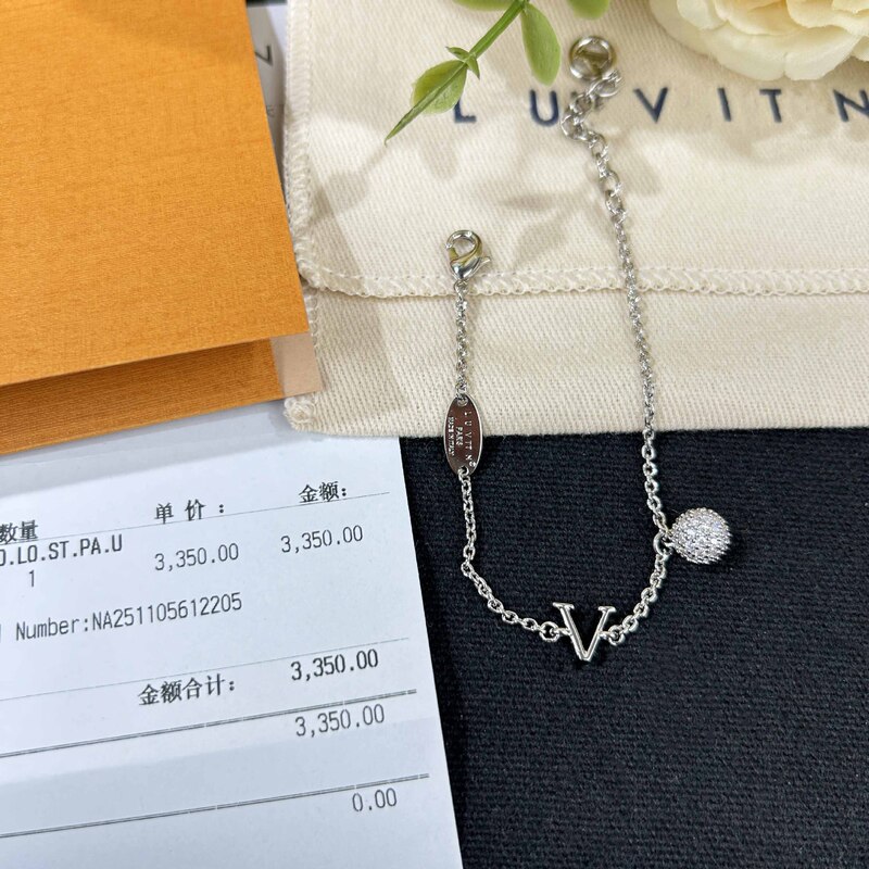 2026 New Donkey Silver Ball Pendant Adjustable Bracelet Exquisite Silver Ball Accessible Luxury Celebrity Hand Jewelry Senior Women