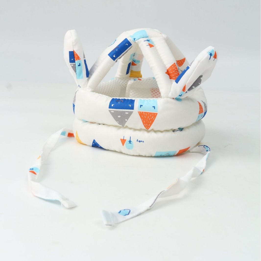 婴儿防撞护头帽夏季透气网眼款宝宝学步防摔头神器安全帽透气轻薄