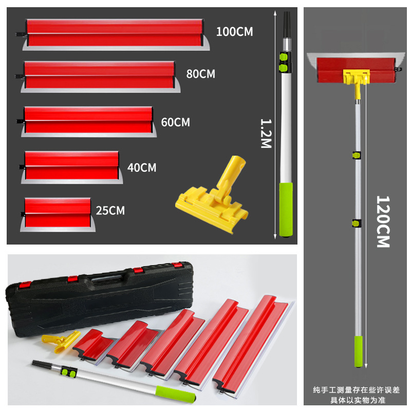 15cm-120cm lote de cenizas para encontrar un raspador grande plano, juego de herramientas de masilla, raspador de acero inoxidable, raspador grueso