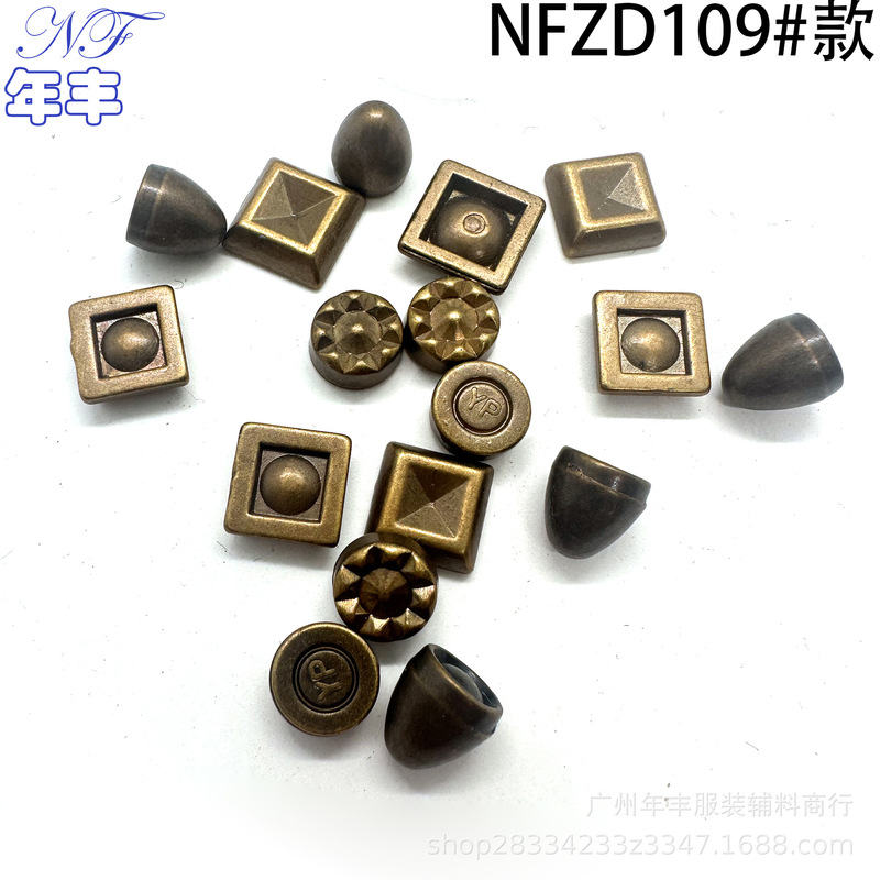 Source Factory Bullet Shell Concave-Convex Square Lotus Throne-Shaped Creative Irregular Abs Plastic Punk Style Rivets Source Factory Bullet Shell Concave-Convex Square Lotus Throne-Shaped Creative Irregular Abs Plastic Punk Style Rivets