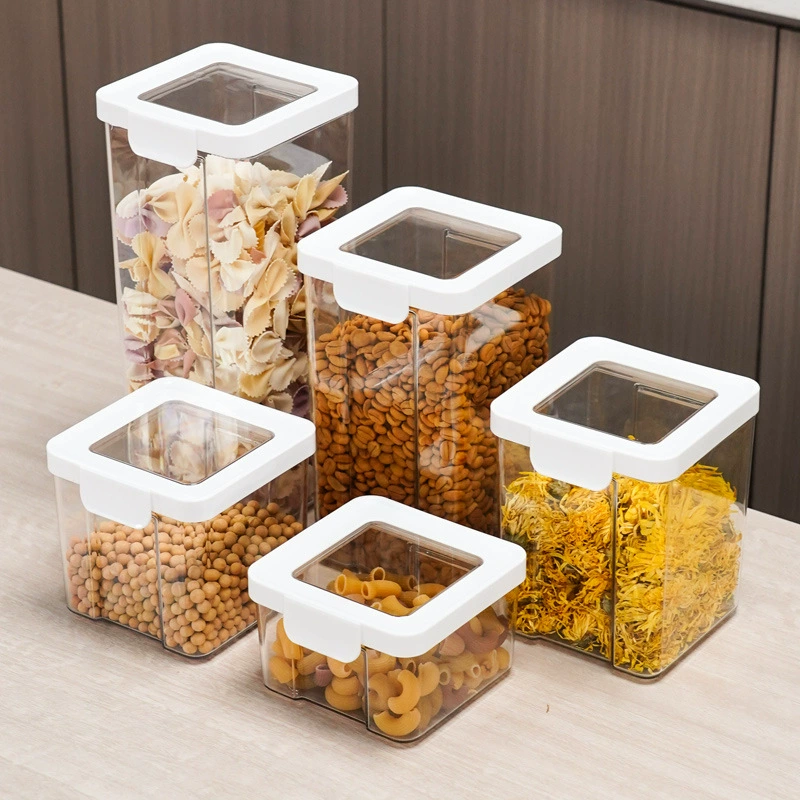 Новый японский стиль герметичная банка для кухни зерновая коробка для хранения зерна закуски цукаты, влагостойкие и пыленепроницаемые резервуары для хранения