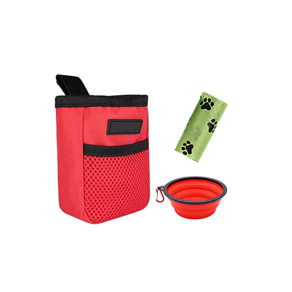 Мини-сумка для дрессировки домашних животных, сумка для закусок, принадлежности для собак, сумка для дрессировки собак на открытом воздухе, удобная портативная сумка для выгула собак