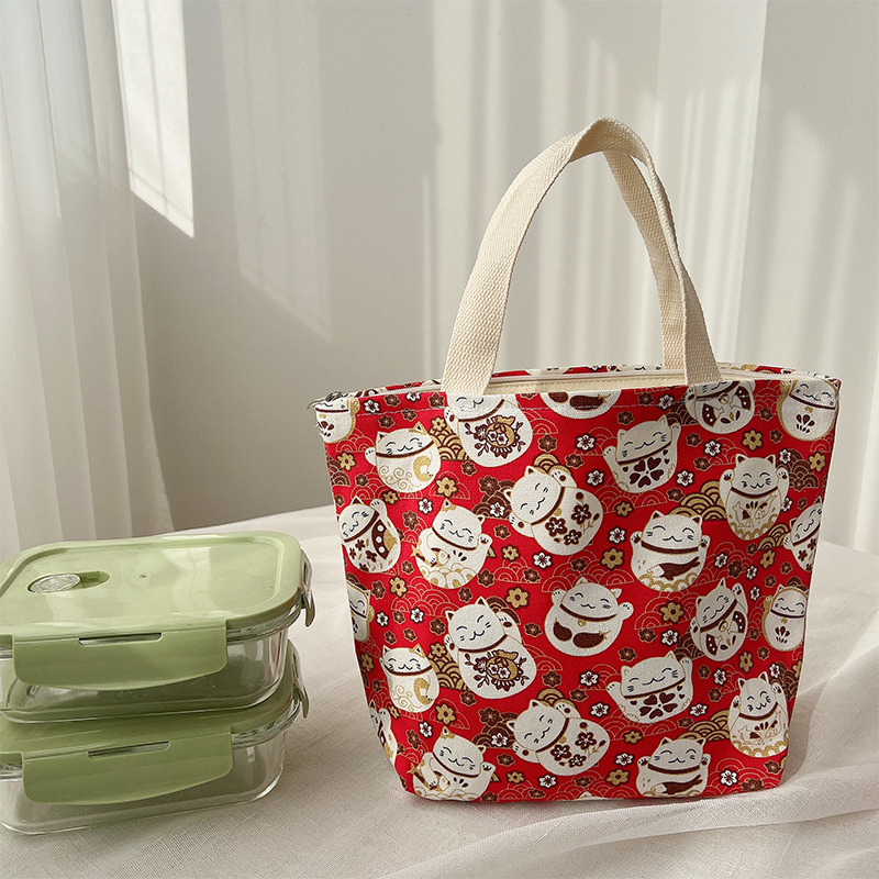 Gato afortunado rojo