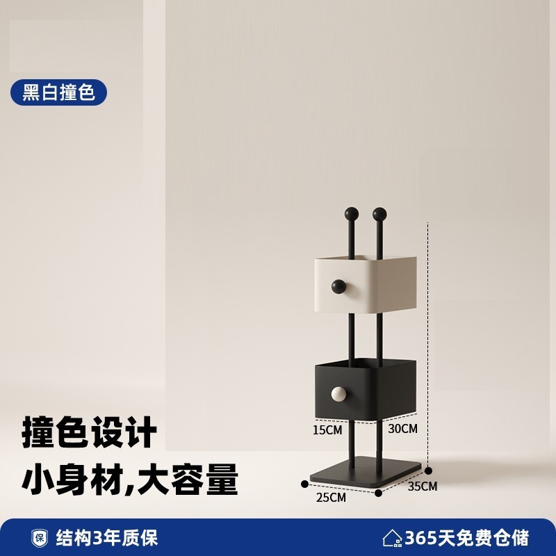 方盒书架客厅家用儿童落地转角置物架简易彩色卧室铁艺杂志架精品|undefined