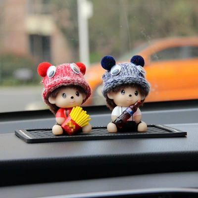 Accessories, Practical, Car ornaments - french-fries-coke-comes-with-mat