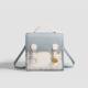 2024 New Fashion High-end Sense Line Puppy Backpack All-match Large Capacity Commuter College Style Class Satchel