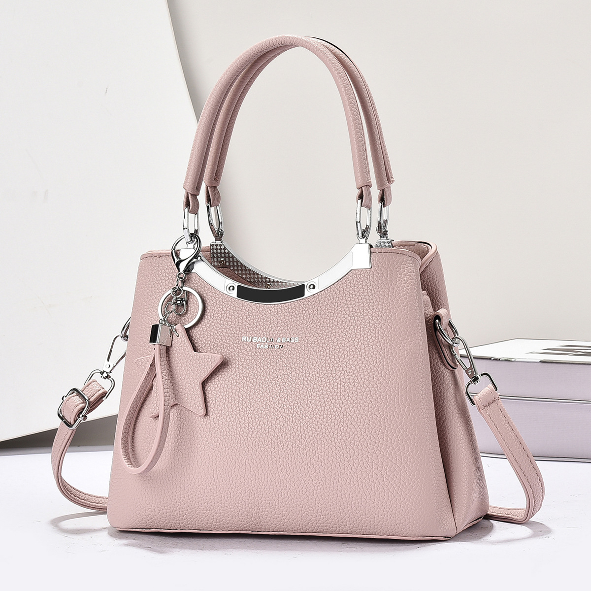 Invierno nuevo estilo coreano de gran capacidad pu bolso de mujer salvaje y práctico para mujer de viaje para mamá