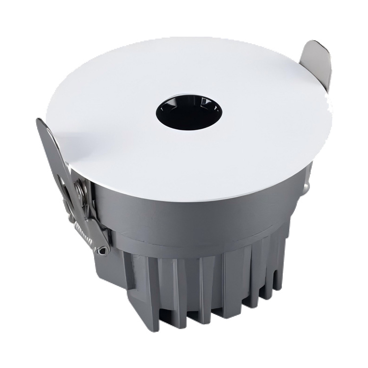 (2개) COB 스포트라이트 키트 LED 작은 구멍 빛 UGR 6 개 미만의 오목한 천장 깊은 눈부심 방지 스포트라이트 하우징