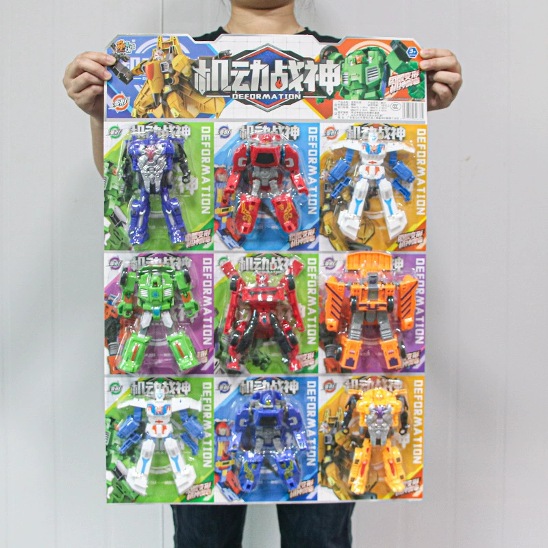 Трансформация робот игрушка самолет автомобиль Кинг-Конг модель мульти-суставная подвижная детская подвесная доска гироскопа