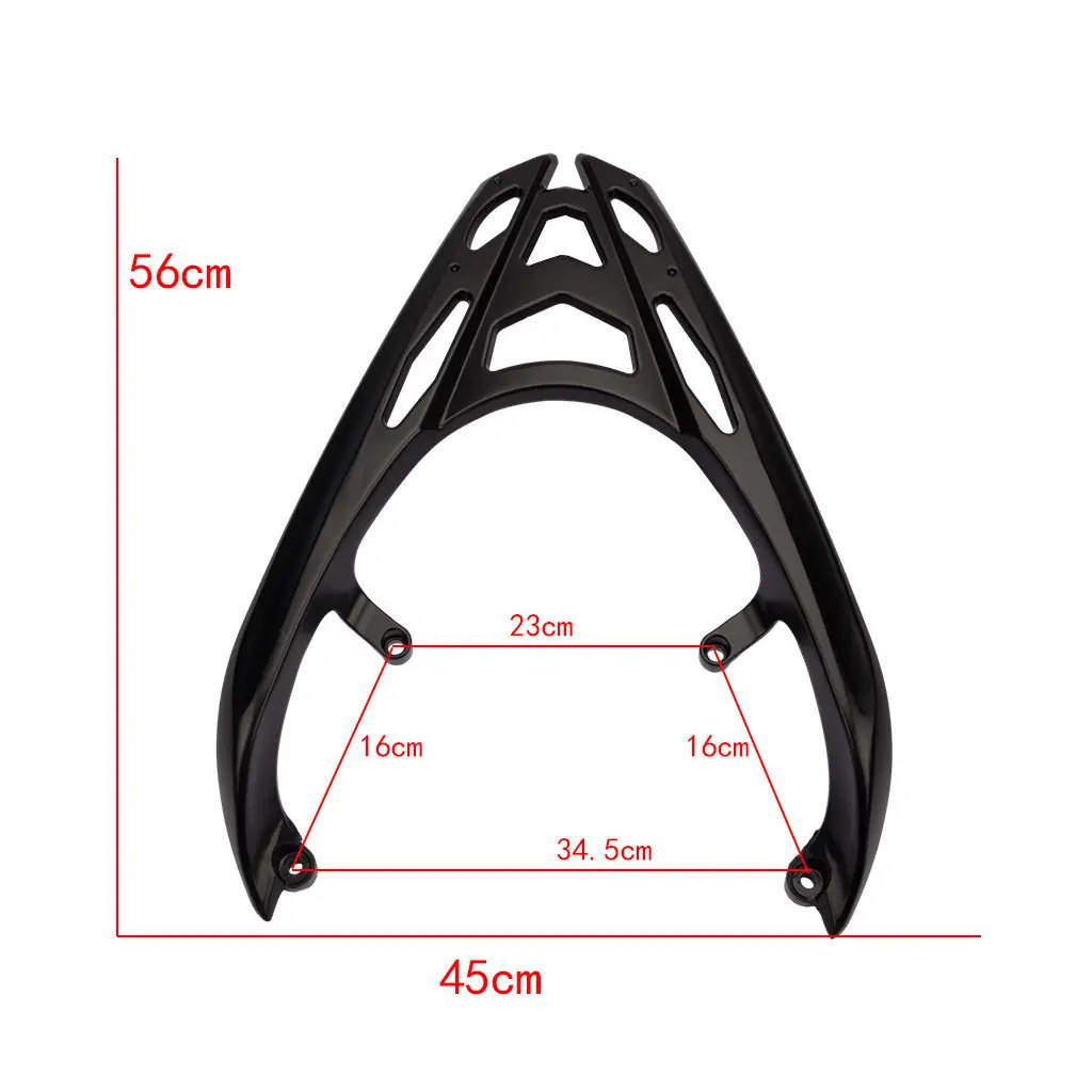 Suitable for 13-22 Yamaha Smax155 Motorcycle Aluminum Alloy Rear Rack, Taiwan Yamaha Abs Version Rear Carrier