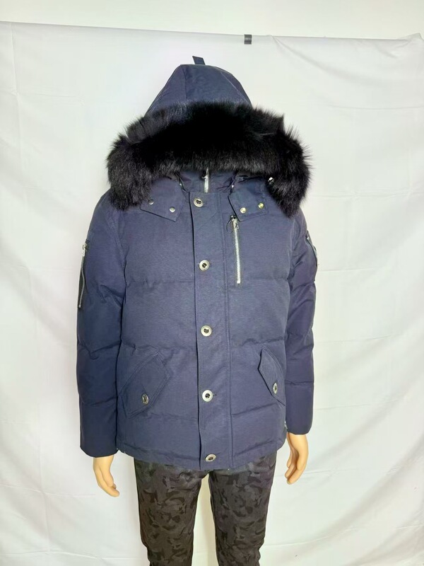 3Q小剪刀羽绒服06款男05款女款冬季狐狸毛领保暖MooseDownjacket|undefined