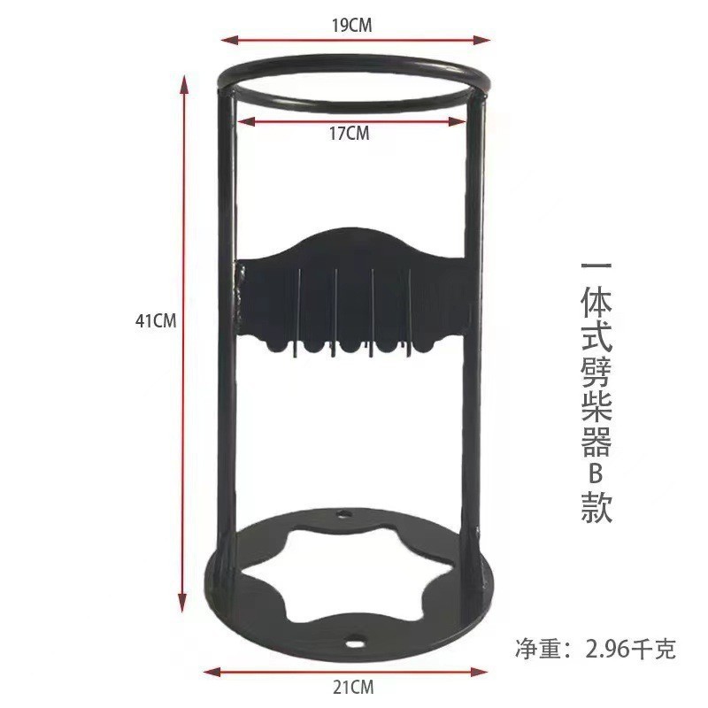 Leña de camping transfronteriza estante de corte de leña manual divisor de leña hogar picado de leña artefacto manual al aire libre máquina de cortar leña separador de leña