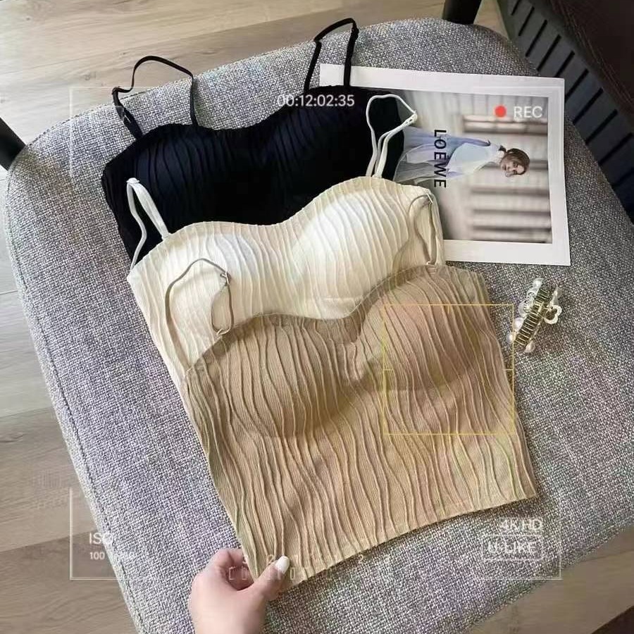 Nueva taza de látex sin marcas de alta calidad, chaleco de dama sin anillo de acero, bra de yoga, ropa interior deportiva, mujer al por mayor