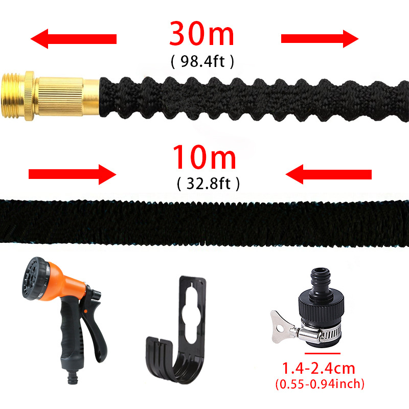 Tubo de agua retráctil conjunto de alta presión tubo de lavado de automóviles pistola de agua jardín riego de flores y verduras mangueras retráctiles mágicas image 34