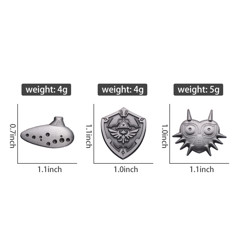 Cute Cartoon Alloy Plating Unisex Brooches display picture 1