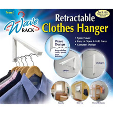 免打孔折叠晾衣架ABS晾衣杆酒店浴室阳台室内外隐形壁挂式晾衣器