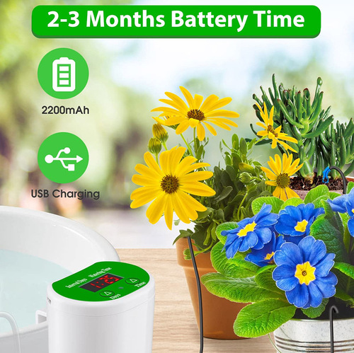 Smart balcony timed large flow automatic flower watering device garden lazy watering artifact green plant drip irrigation sprinkler machine