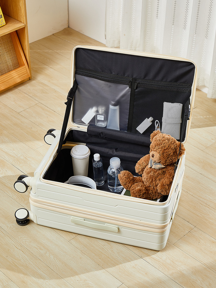 Maleta de viaje multifuncional personalizada al por mayor, maleta de mano para estudiantes de 20 pulgadas, maleta de viaje para hombre, maleta con ruedas de gran capacidad de 26 pulgadas.