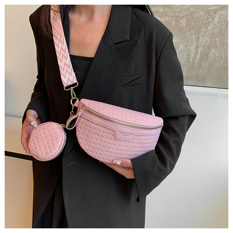 456g Weight Polyester Lining Material Zipper Closure Type Single Shoulder Strap Strap Type Fanny Pack Bags Type Daily Occasion Pu Leather Material Solid Color Pattern All Seasons Season Women's Gender Streetwear Style Semicircle Shape Women's Pu Leather Solid Color Streetwear Semicircle Zipper Fanny Pack 13