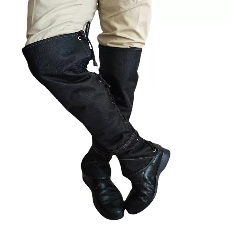 厂家直销户外防咬护腿蛇虫防狗咬丛林防刺防水雪腿套风沙垂钓绑腿