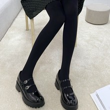 丝袜女超弹天鹅绒80D哑光日系连裤袜春秋冬季中厚加长打底袜薄绒
