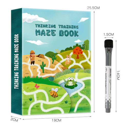 Fun Maze Big Adventure Big Adventure Children's Brain Teaser Attention Observation Memory Development Preschool Books