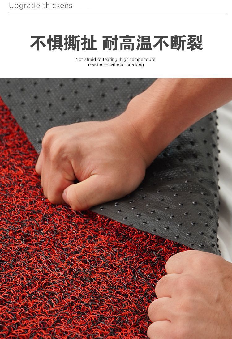 Thickened Silk Loop Floor Mat for Entryway, Customizable Door Mat, Entrance Door Mat, Carpet, Car Mat
