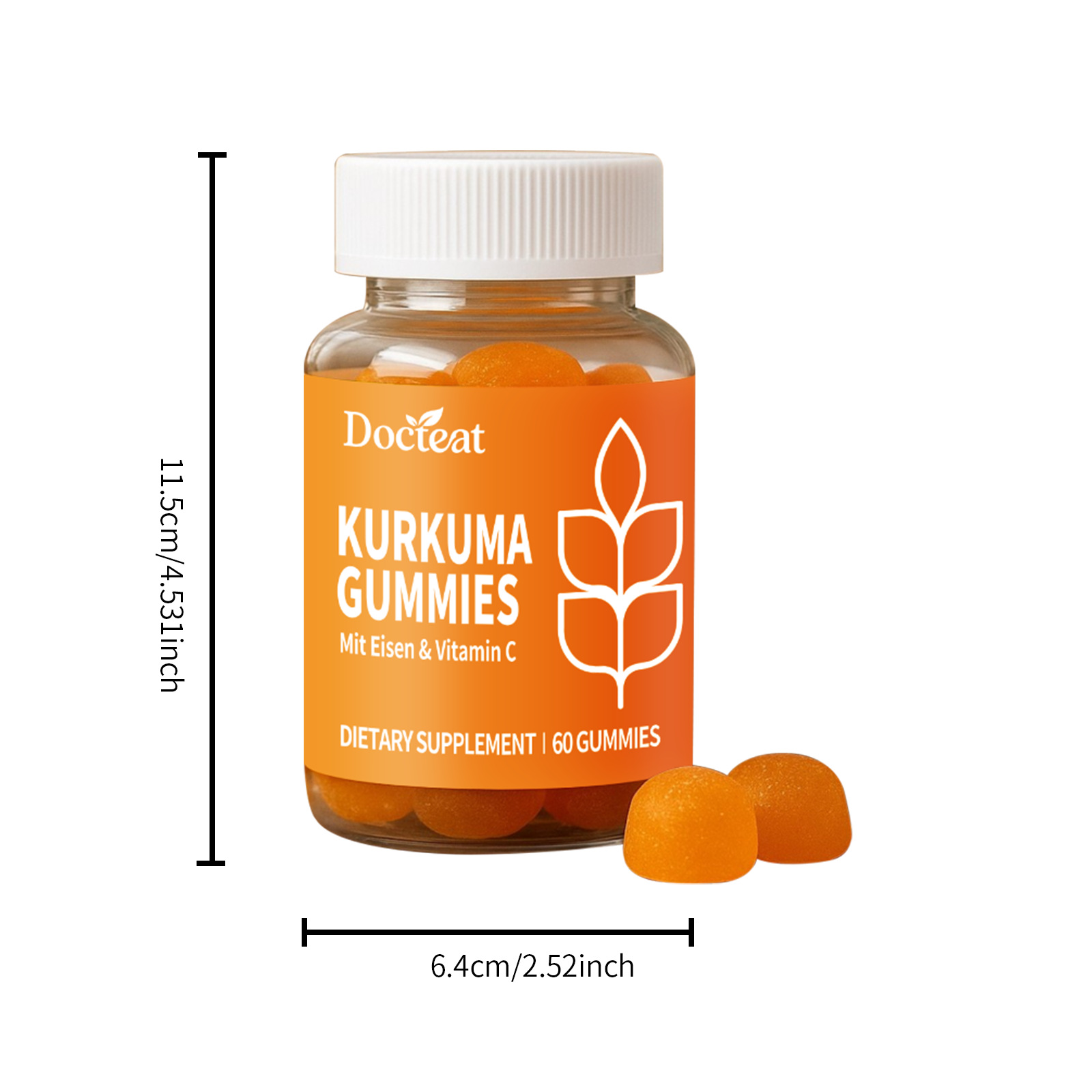 Turmeric Gummies Daily Dietary Supplement For Immune Support_voghion.com