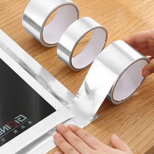Aluminum foil tape high temperature resistant kitchen stove sink waterproof sticker self-adhesive oil-proof sticker range hood anti-mildew sticker
