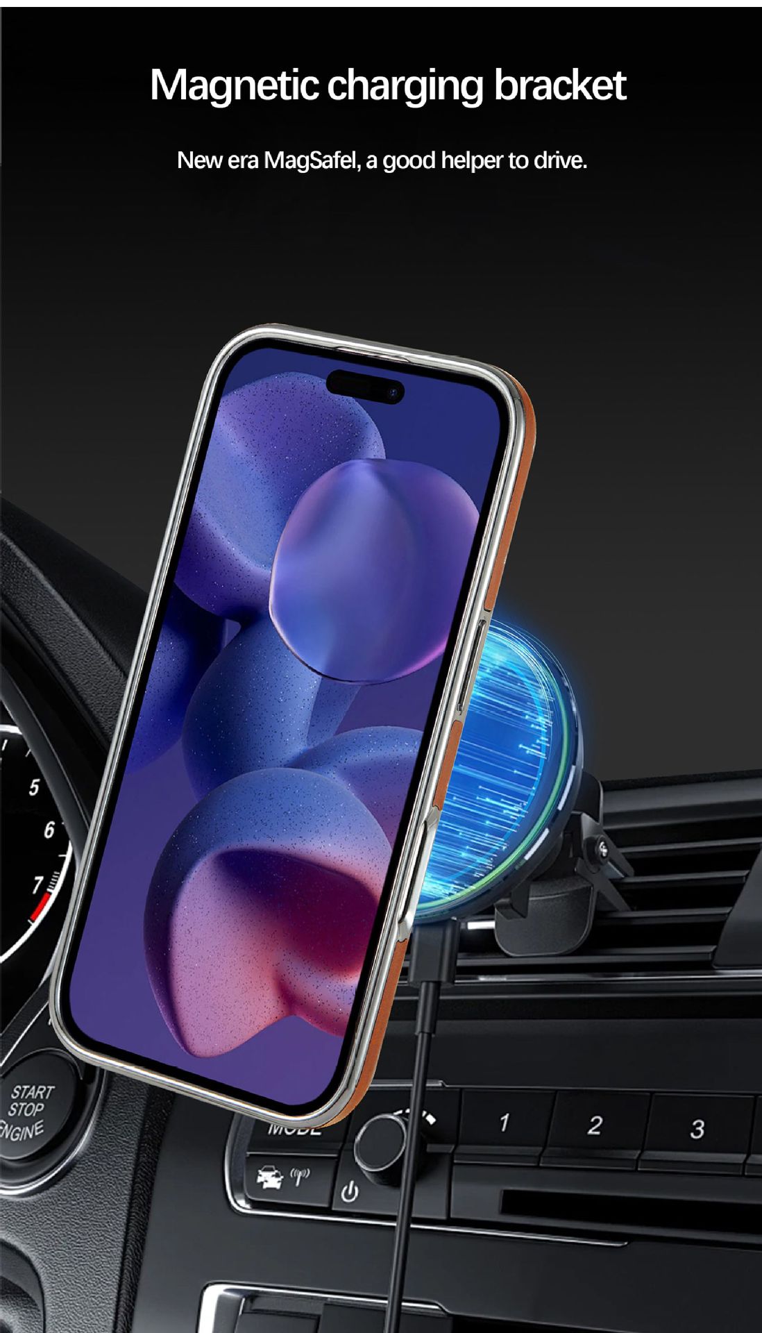 Ốp lưng da cao cấp từ tính cho iPhone 17 Pro Max / 16, tích hợp khe đựng thẻ — Mẫu chèn thẻ từ [nâu thanh lịch], Mẫu lắp thẻ từ [Mocha Brown], Mẫu chèn thẻ từ [màu đen quý phái], Mẫu lắp thẻ từ [Dark Night Purple] chi tiết 33