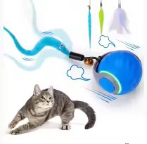 宠有引力猫咪玩具自嗨解闷智能逗猫球自动逗猫棒消耗体力突突球具|undefined