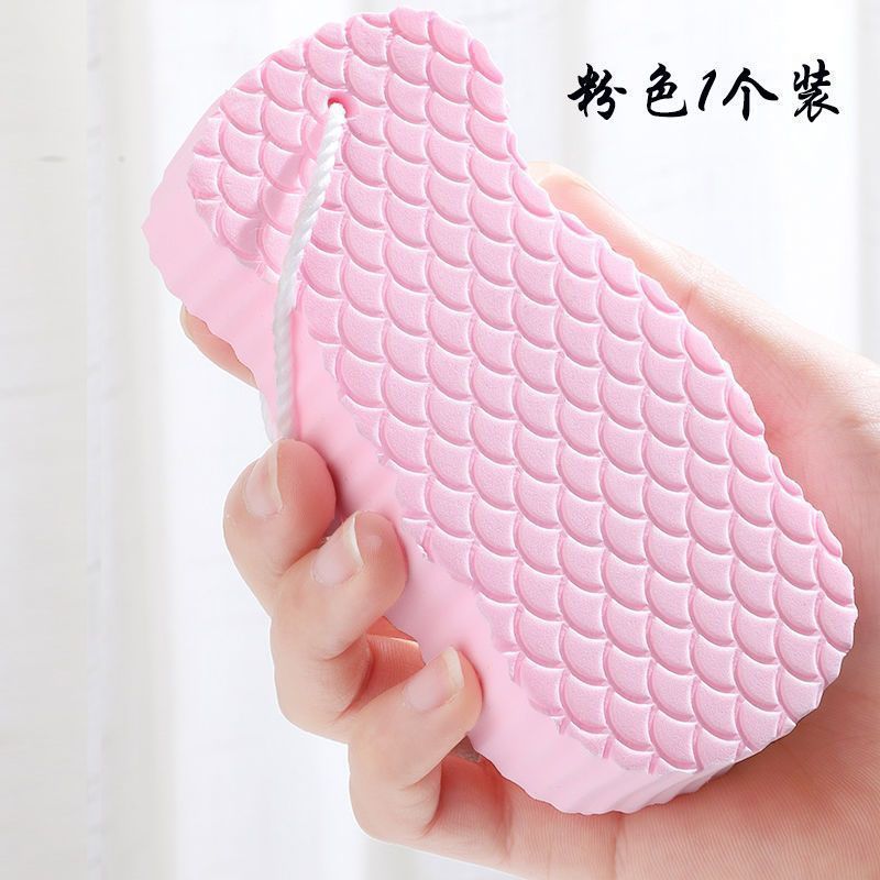 新款卡通搓澡海绵高密度印花儿童免搓洗澡巾家用洗澡搓灰神器宝露|undefined