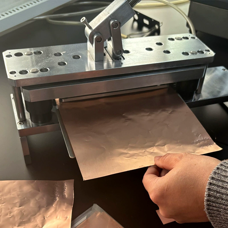 Нож для резки медной фольги, длинных полос, электродов, пленок и металлических материалов, ручной, прессового типа, квадратный