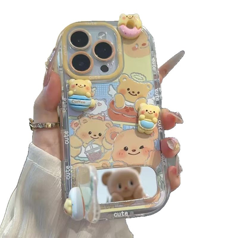 バターベア Apple 15 携帯電話 iphone16promax 携帯電話ケース 12/13PRO Huawei 落下防止に適しています|undefined