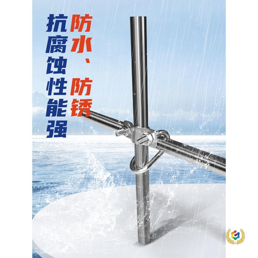 ✅十字卡扣双U型管卡双U十字抱箍卡箍大棚猪场固定铁管钢管固定器